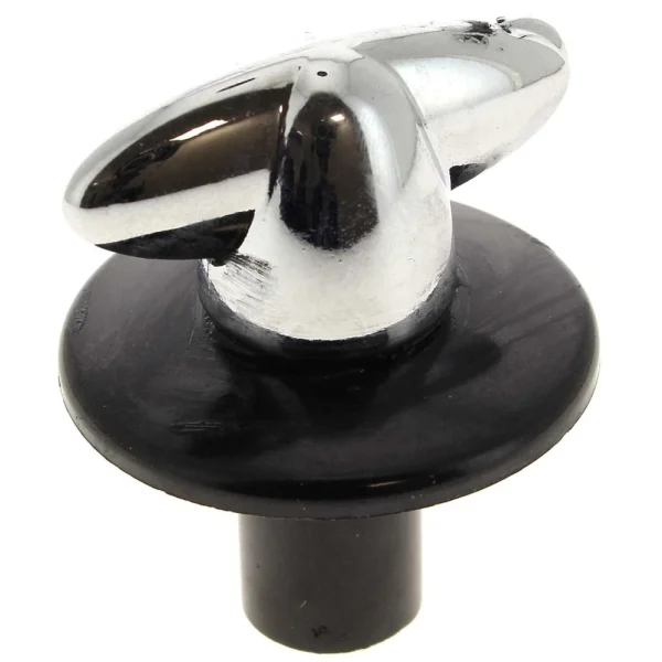 Bouton De Four Argent Et Noir Pour Cuisiniere Valberg 1