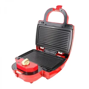 3in1 électrique Sandwich Gaufrier Gril Pratique 750W US Plug Cadeaux 11