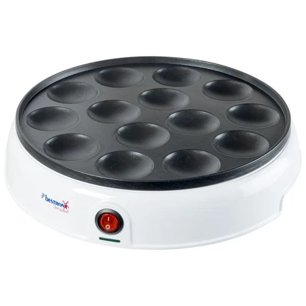 Bestron – Appareil à Poffertjes 800w Blanc – Apfm700w 1