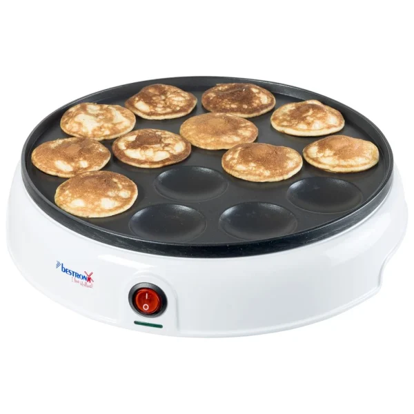 Bestron – Appareil à Poffertjes 800w Blanc – Apfm700w 3