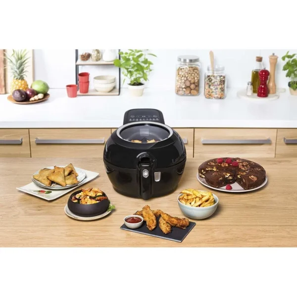 Friteuse électrique Sans Huile De 1,2KG Pour 6 Personnes 1350W Noir 1