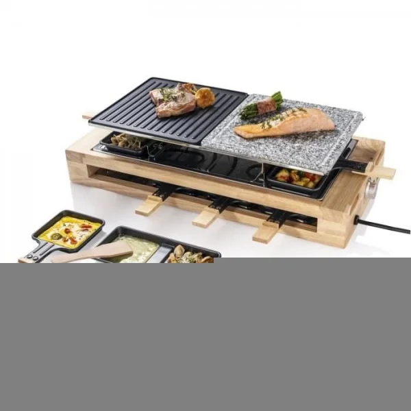 Appareil A Raclette Bestron électrique Jusqu’a 8 Personnes Avec Pier… 1