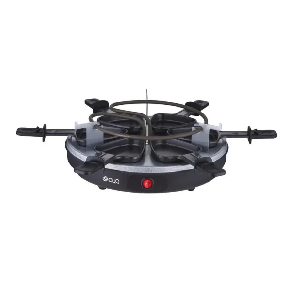 Appareil à Raclette Grill AYA 6-NOIR DN 4