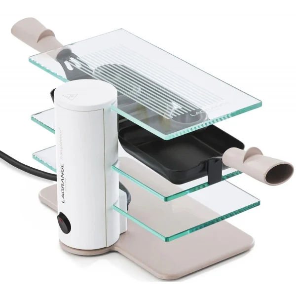 Appareil à Raclette 2 Personnes 350w En Verre – 009208 – LAGRANGE 1