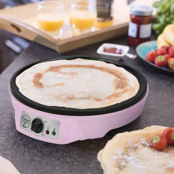 Bestron Crêpière ASW602P 1000 W Rose 1