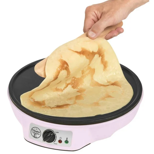 Bestron Crêpière ASW602P 1000 W Rose 6