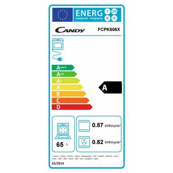 CANDY FCPK606X/E – Four électrique Multifonctions – Encastrable – Pyr… 3