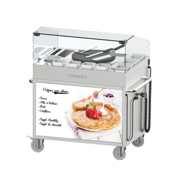 Chariot Avec Crêpière 40 Cm Encastrée Et Ses Accessoires – Casselin… 1