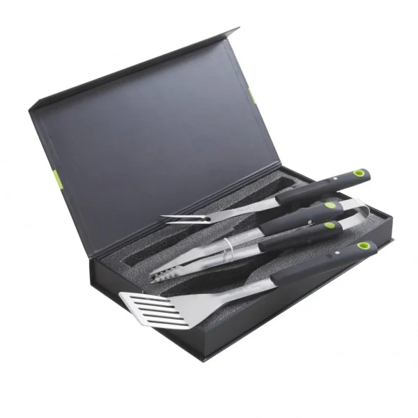Coffret Accessoires Aimantés – 3 Pcs Inox/soft Touch 1