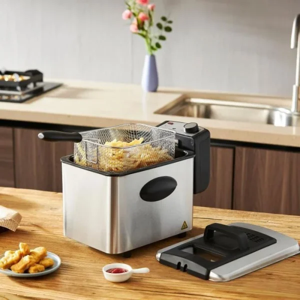 CONTINENTAL EDISON CEFR4IX3 – Friteuse 4 Litres – 2000W 4