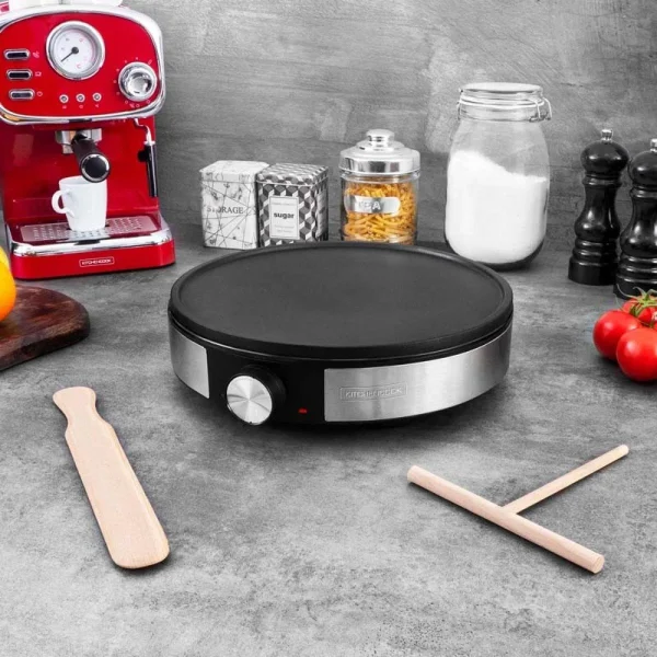 Crepiere Electrique En Fonte D’aluminium Maxicrepe Nx De Kitchencook 6