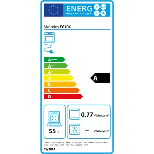 Cuisinière à Gaz Meireles E610X BUT Acier Inoxydable 4