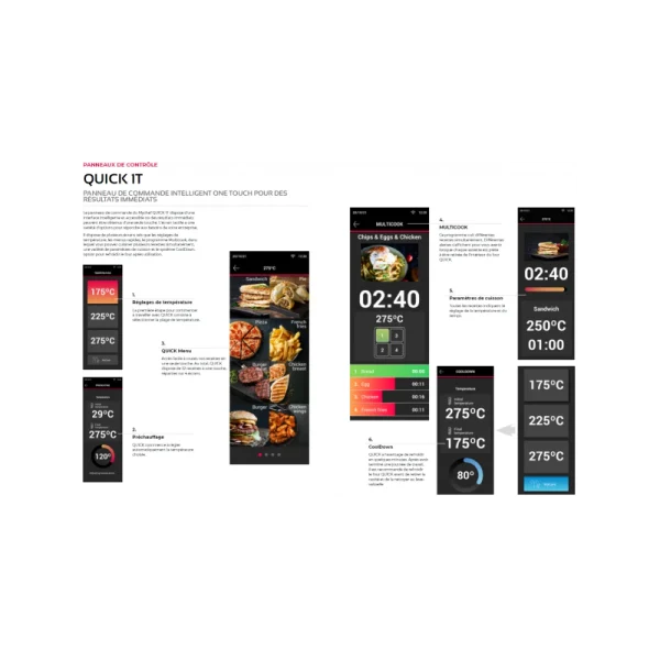 Four à Cuisson Accélérée QUICK 1T Ecran Tactile – Mychef – Noir M… 4