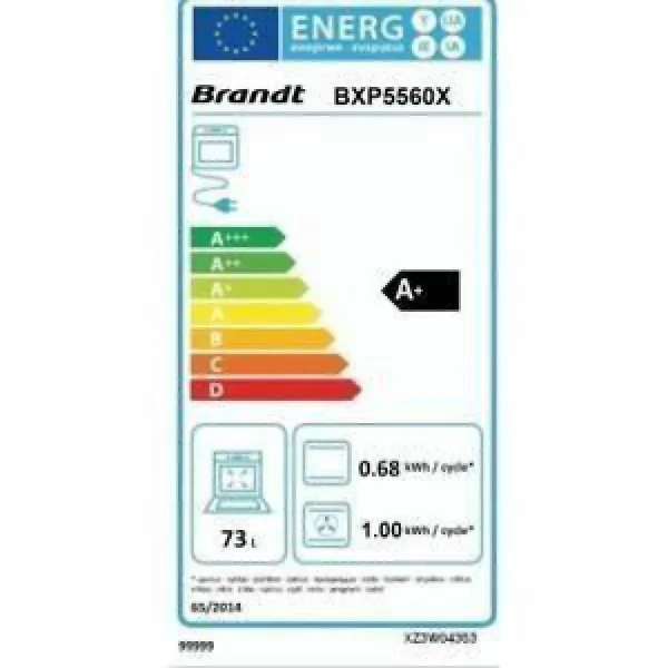 BRANDT BXP5560X – Four électrique Encastrable Multifonction Chaleur T… 4