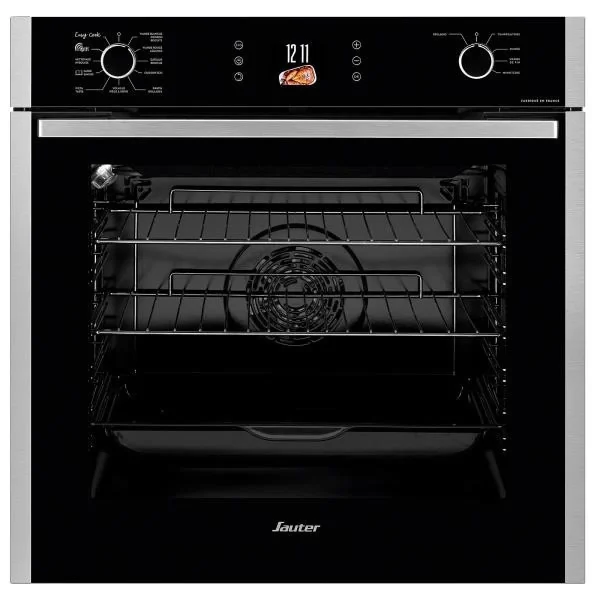 Four Intégrable Multifonction 73l 60cm A+ Pyrolyse Noir/inox – Sop661… 1
