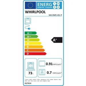 Whirlpool Four Intégrable Multifonction 73l 60cm A+ Pyrolyse Inox – W6om54s1p -… 9