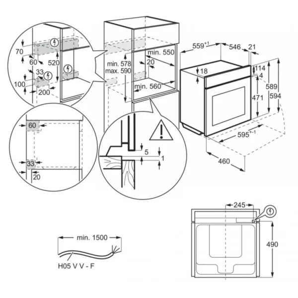 Electrolux – Eob9s31wx 3