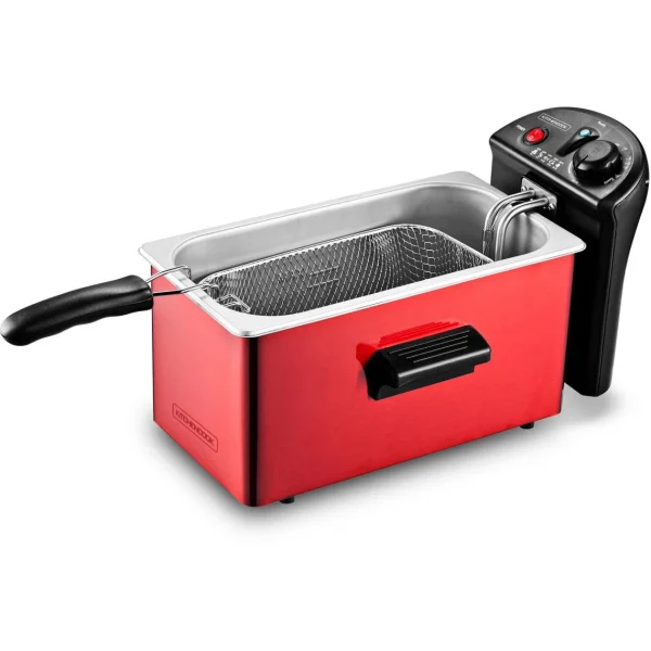 Friteuse Kitchencook 3L 2100W Rouge 5