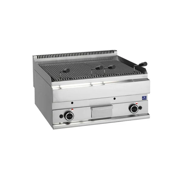 Gril à Pierre Lavique à Gaz De Table – Virtus – 700x650x280mm 1