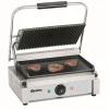 Grill Contact Panini, Plaque Superieur Rainuree Inferieure Lisse 10
