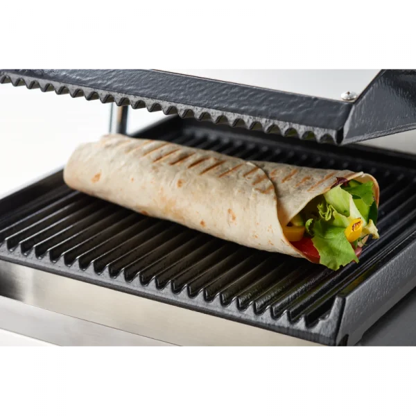Grill Panini Double Rainuré 2.2 KW – Stalgast – 430 3