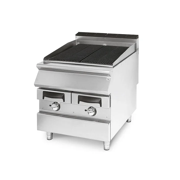 Grillade Gaz, Zone De Cuisson En Fonte, Viande/Poisson P730mm – L800 -… 1