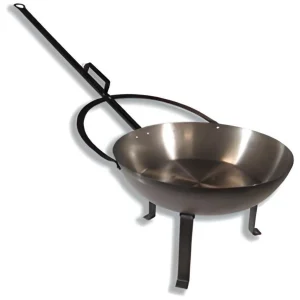 Poêle Profonde Avec Manche Renforcé Et Pieds Coloris Noir – Ø 50 Cm 6