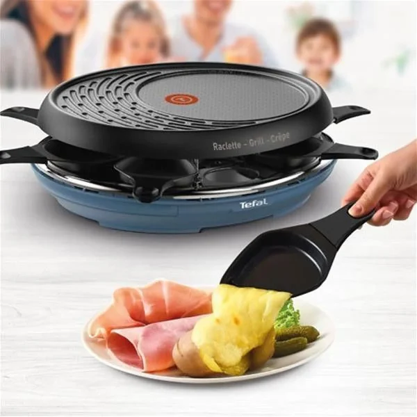 Tefal Appareil à Raclette 8 Personnes 1050w + Grill + Crêpière – Re310401… 4