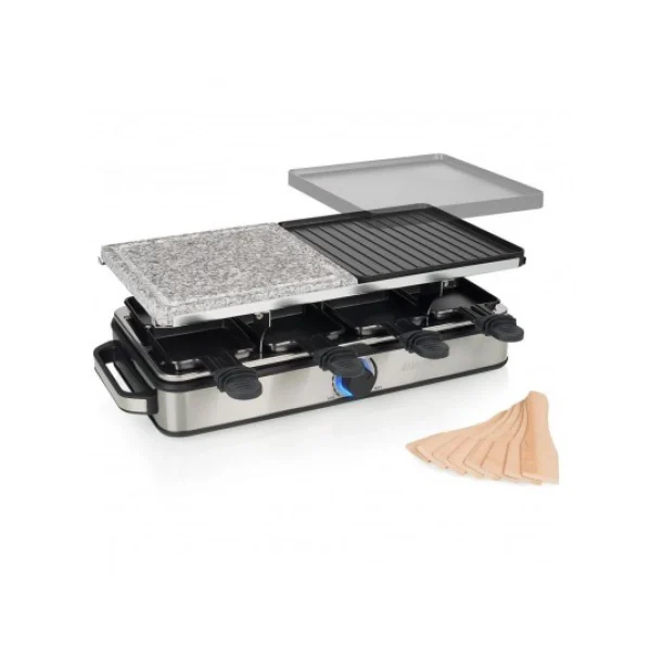 Princess Raclette Multifonction Appareil à Raclette 8 Pierre Et Grill 1