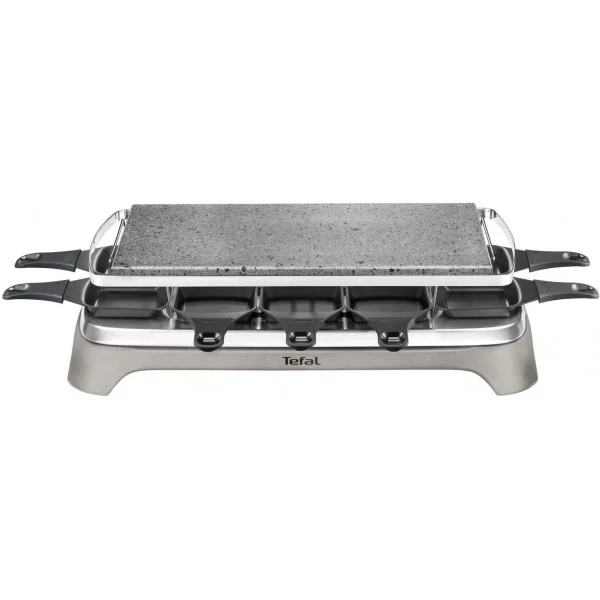 Tefal Appareil à Raclette 10 Personnes 1350w + Pierre à Griller – Pr457b12… 1