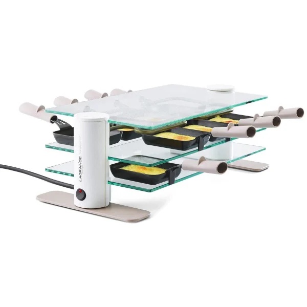 Appareil à Raclette 8 Personnes 1000w Verre – 009808 – LAGRANGE 4