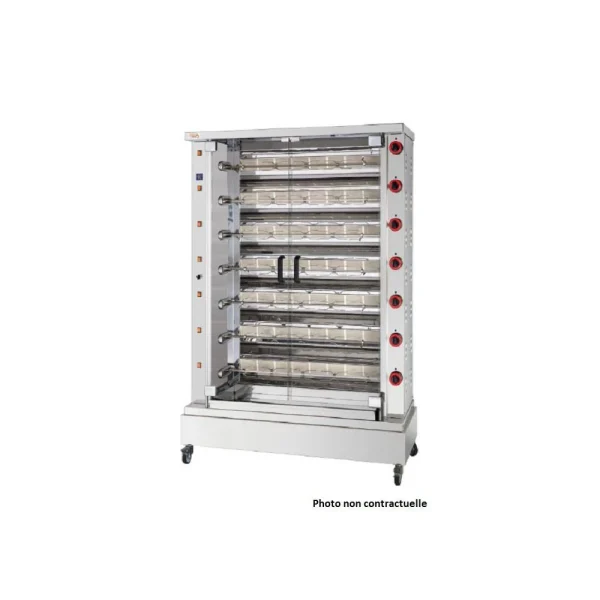 Rôtissoire Professionnelle Gaz – De 24 à 48 Poulets – Féca – … 1