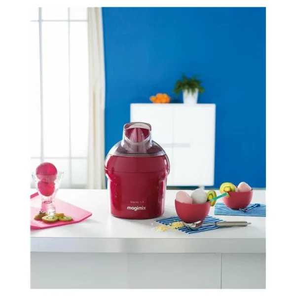 Promo 😀 Sorbetière 1.5 L Rouge Magimix 😉 4