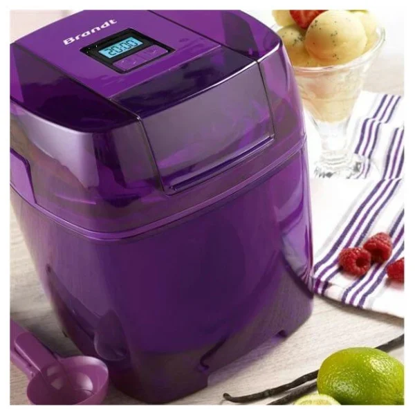 Promo 🌟 Sorbetière 1,5 L Violet Pourpre Brandt 👏 3
